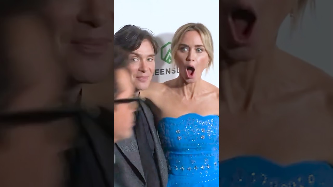 ⁣Emily Blunt's HILARIOUS reaction to Robert Downey Jr. on red carpet | HELLO!